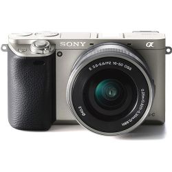 Sony Alpha a6000 Mirrorless Digital Camera with 16-50mm Lens (Silver)