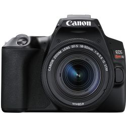 Canon EOS Rebel SL3/250D DSLR Camera with 18-55mm Lens (Black)