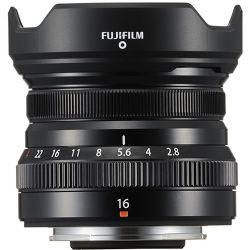 FUJIFILM XF 16mm f/2.8 R WR Lens (Black)