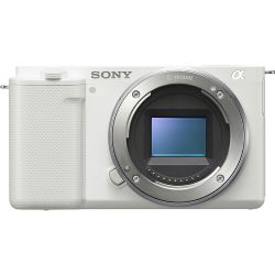 Sony ZV-E10 Mirrorless Camera with 16-50mm Lens (White)