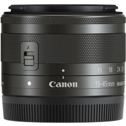 Canon EF-M 15-45mm f/3.5-6.3 IS STM Lens (Graphite)