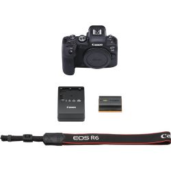 Canon EOS R6 Mirrorless Digital Camera (Body Only) Retail Kit