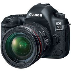 Canon EOS 5D Mark IV DSLR Camera with 24-70mm f/4L Lens